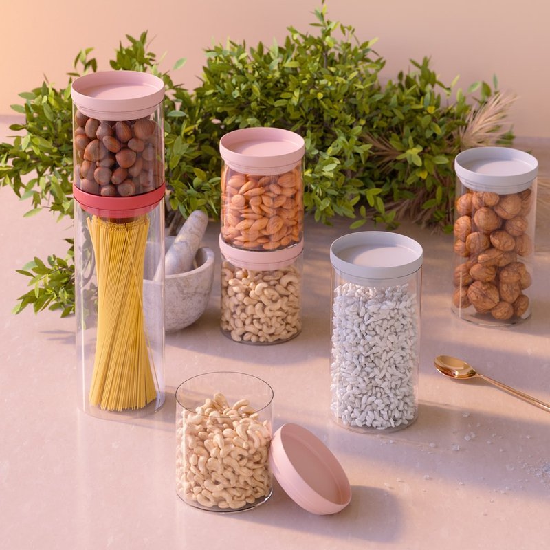 bencross本心本来-密封罐-粉色600ML - 收纳用品 - 其他金属 粉红色