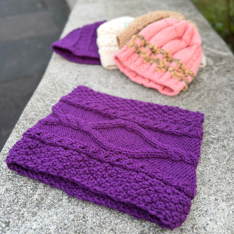 紫罗兰系列方角帽 - 帽子 - 压克力 紫色