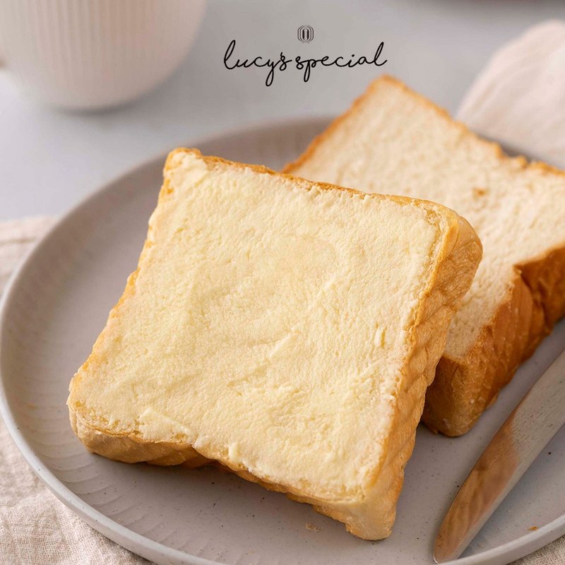 【LS手作甜点x蓝带主厨】1980厚-奶酥厚片(70gx6片) - 面包/吐司 - 其他材质 