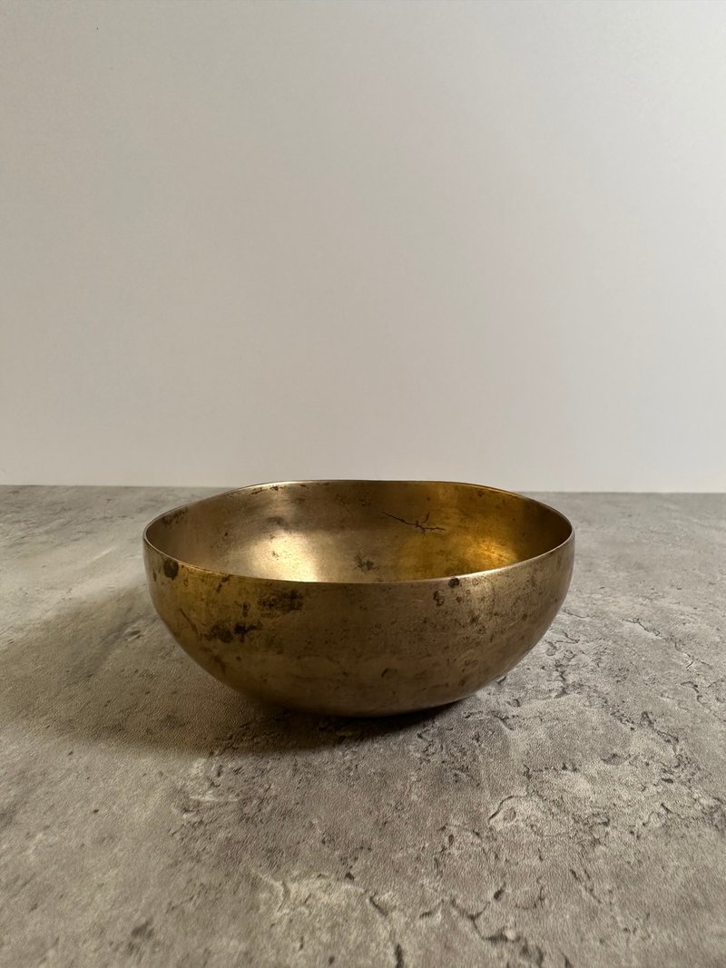 古董Jambati小钵轻盈 声音低沉悠长 放松减压 静心 Singing bowl - 其他 - 其他金属 