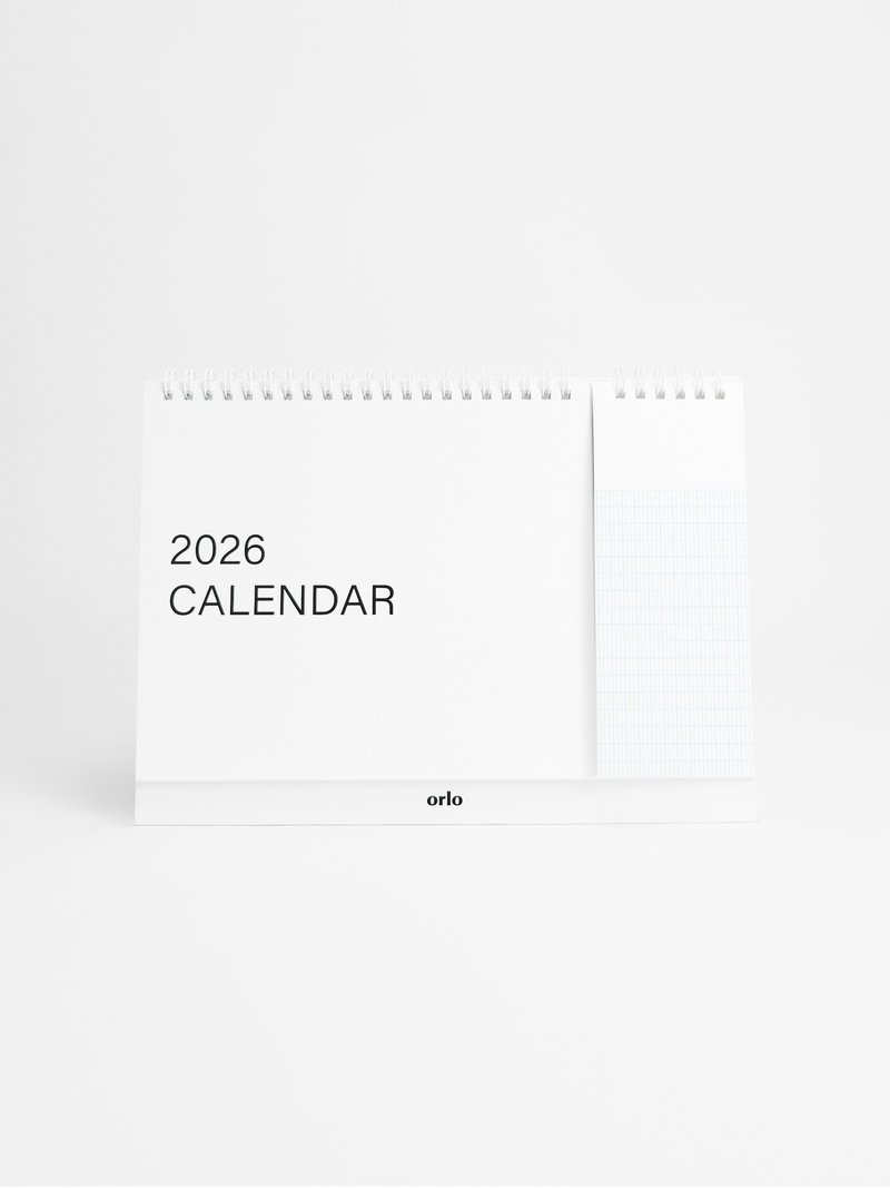 2026 desk calendar・桌历 - 年历/台历 - 纸 白色
