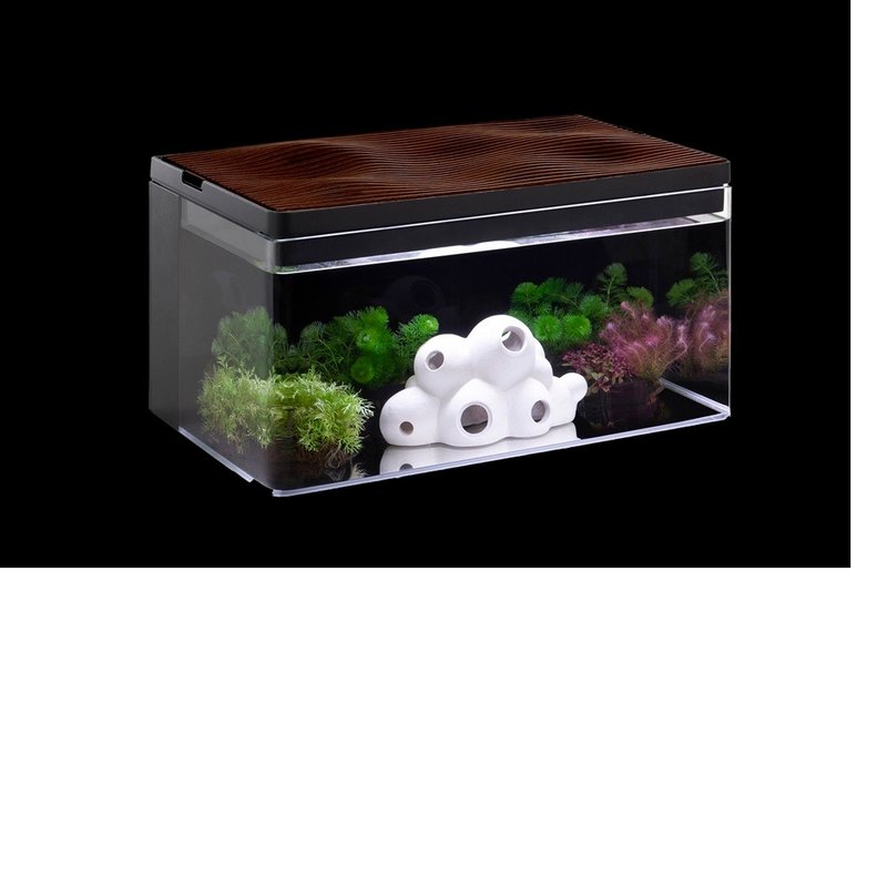 悠合生态缸搭配线控灯星空黑标配特殊上盖深木纹 - 其他 - 玻璃 咖啡色