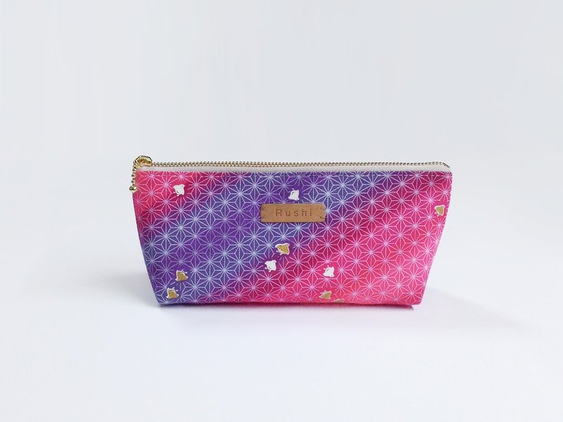 饺子笔袋(梦幻金色小鸟) - 铅笔盒/笔袋 - 棉．麻 多色