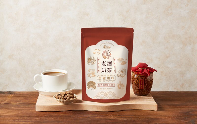 马祖老酒黑糖奶茶 (4袋入)(包邮) - 茶 - 其他材质 咖啡色