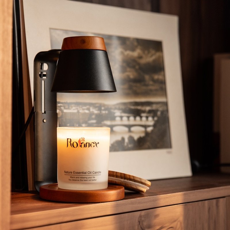 ʚ圣诞礼物推荐ɞ 独家工业木质融蜡灯-黑 - 蜡烛/烛台 - 其他金属 