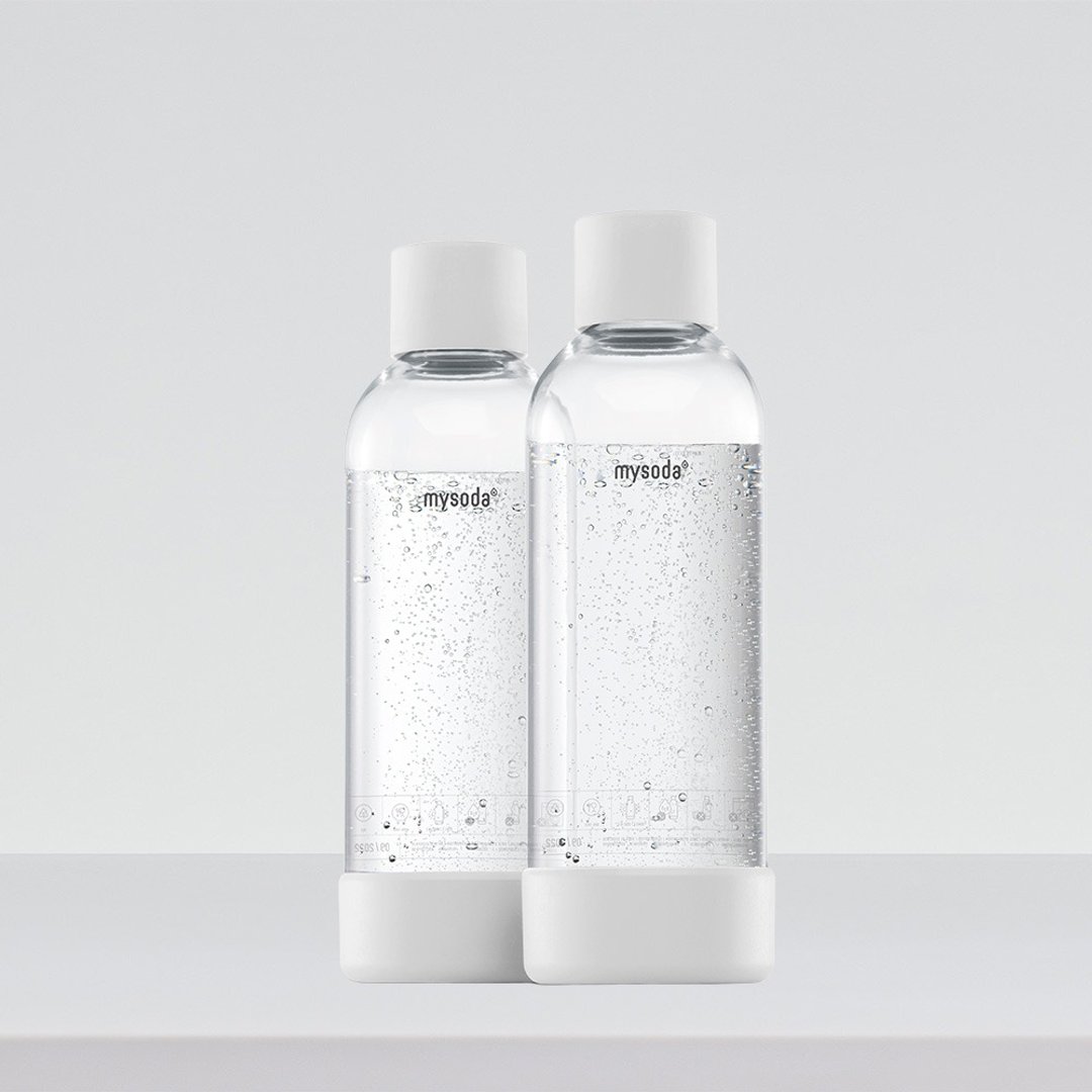 芬兰【mysoda】1L专用水瓶-2入-白 - 水瓶/水壶 - 其他材质 白色