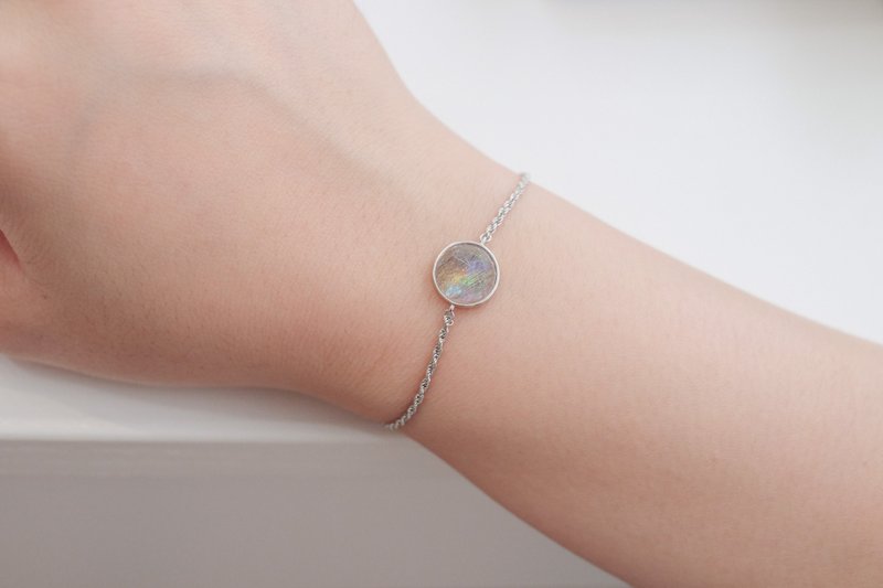 宠物毛发宝石 宠物纪念 饰品 银手绳 手链 - an ordinary project - 手链/手环 - 纯银 多色