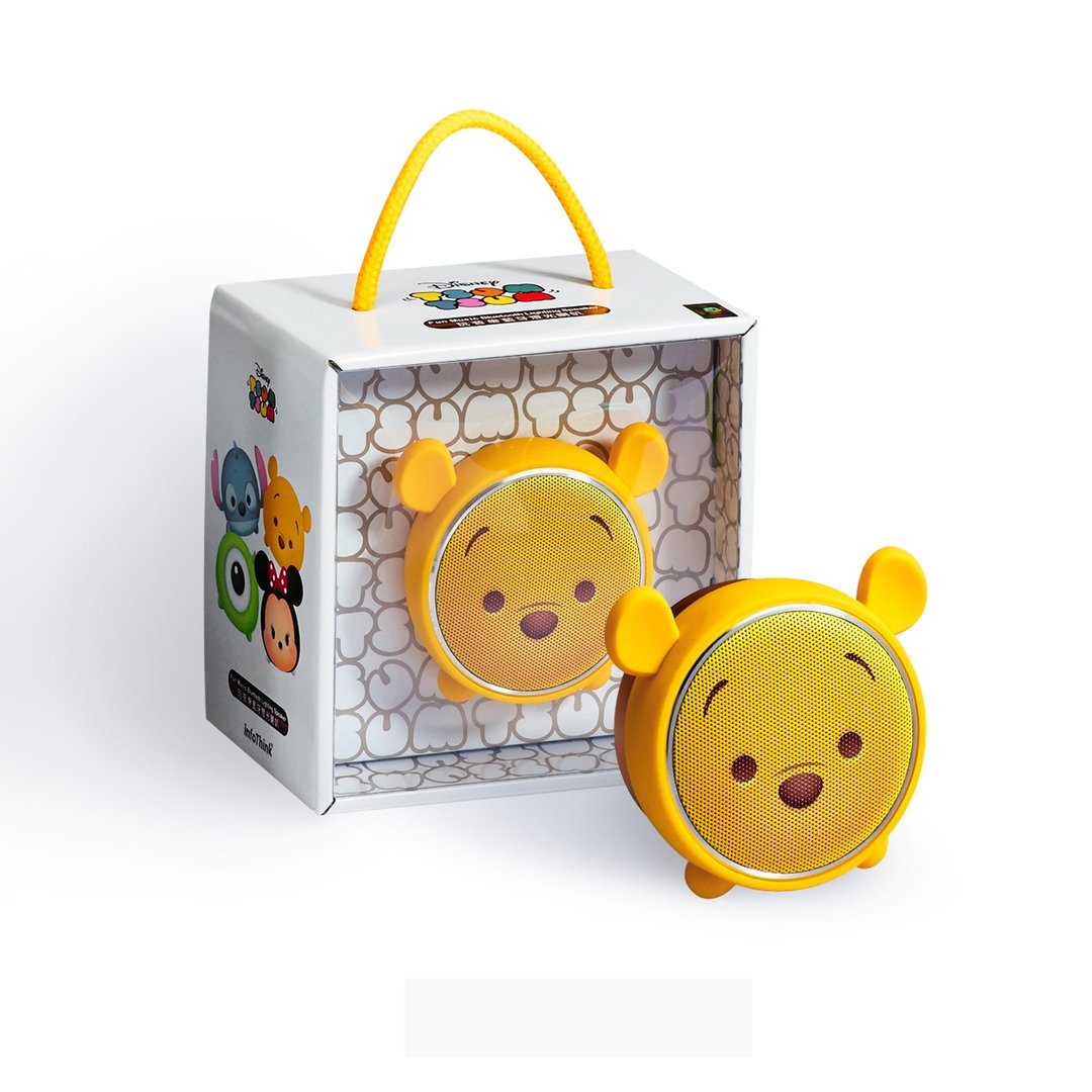 InfoThink TSUM TSUM玩音乐蓝牙灯光喇叭- 小熊维尼  - 扩音器/喇叭 - 其他金属 黄色