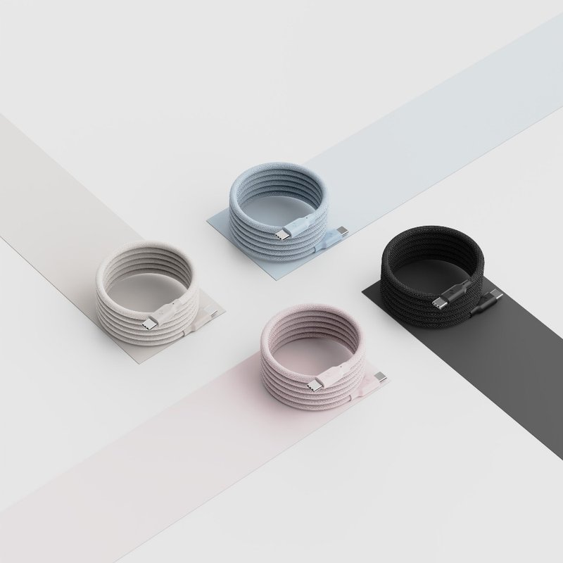 Allite EASY CABLE 磁吸收纳编织快充线 | USB-C to USB-C - 充电宝/传输线 - 其他材质 多色