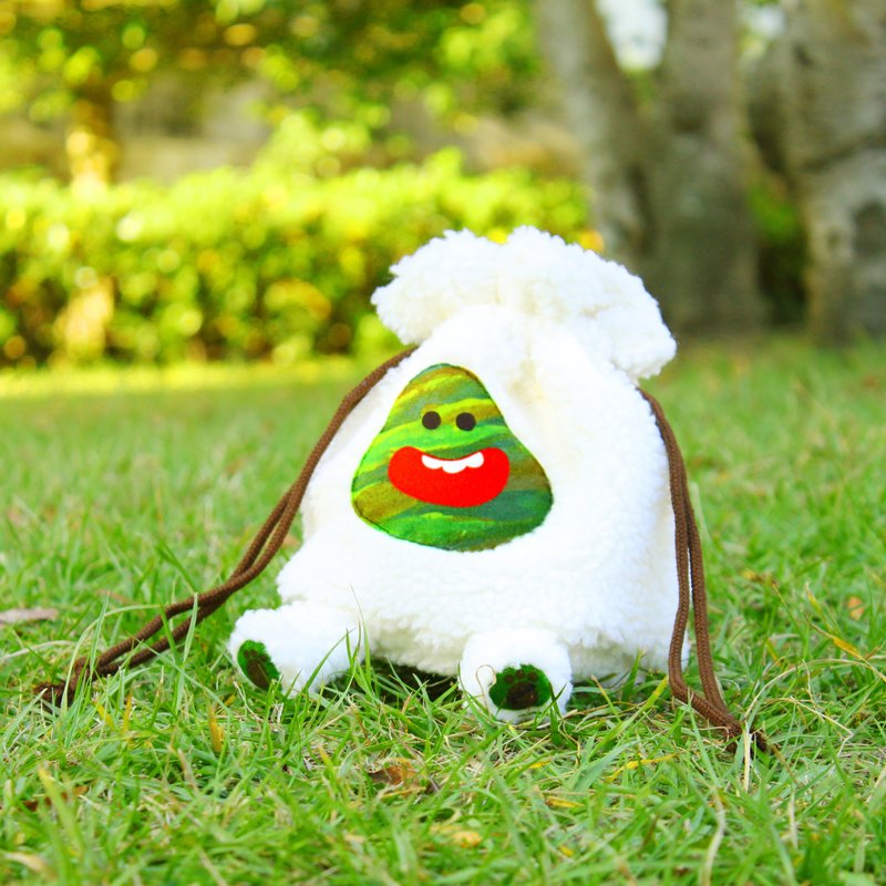 2025 限定设计 雪怪宝宝 生存彩妆 化妆包 - 化妆包/杂物包 - 聚酯纤维 白色