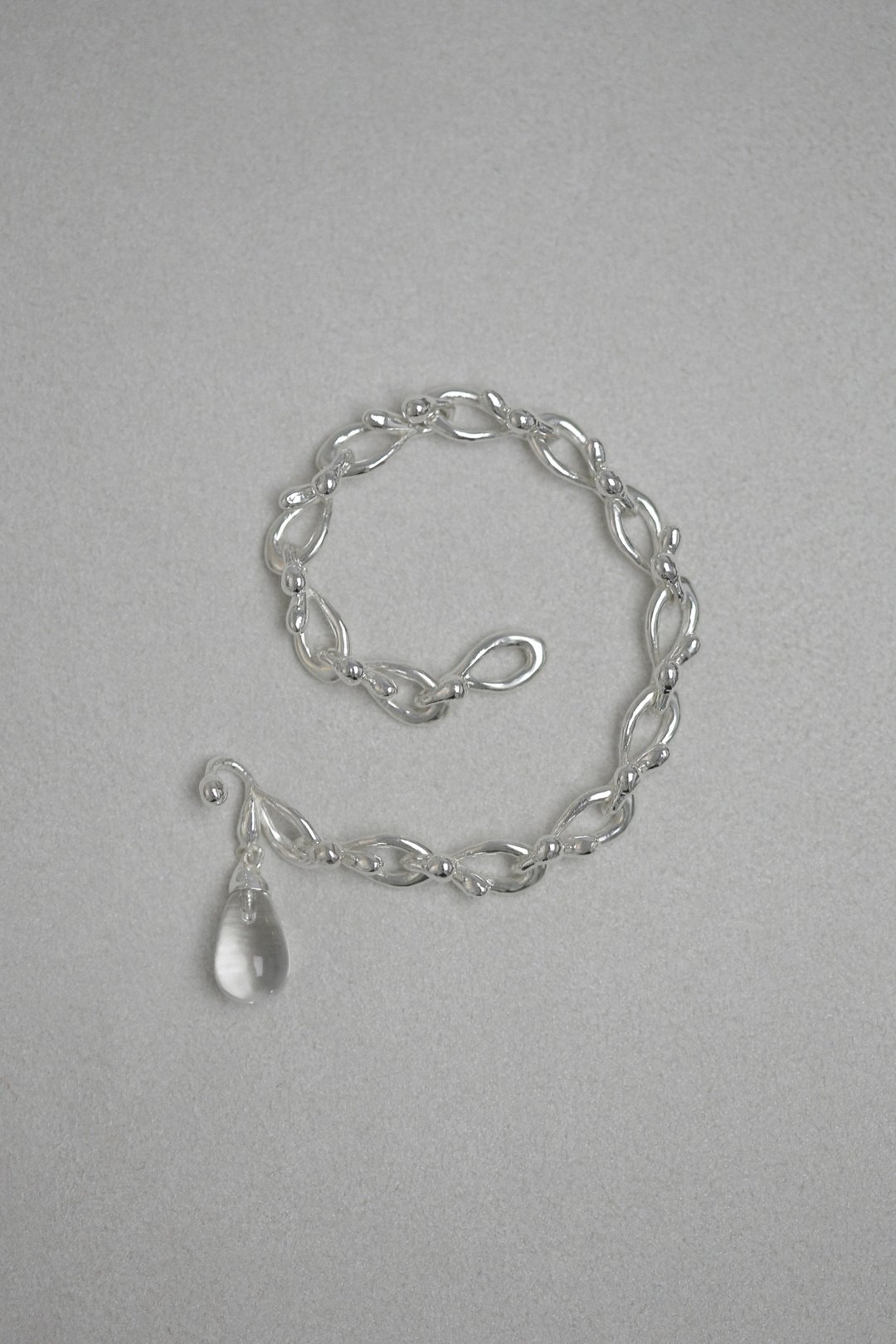 droplet Bracelet 雨珠手链 - 手链/手环 - 纯银 透明