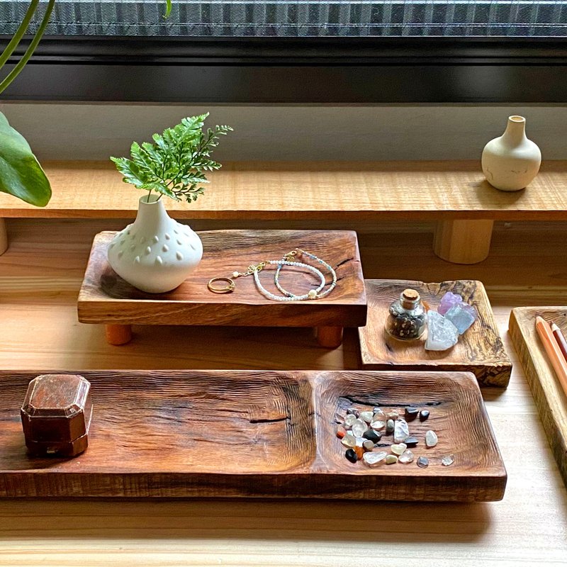 木森置物盘系列 - 摆件 / 装饰 / 置物盘 - 收纳用品 - 木头 咖啡色