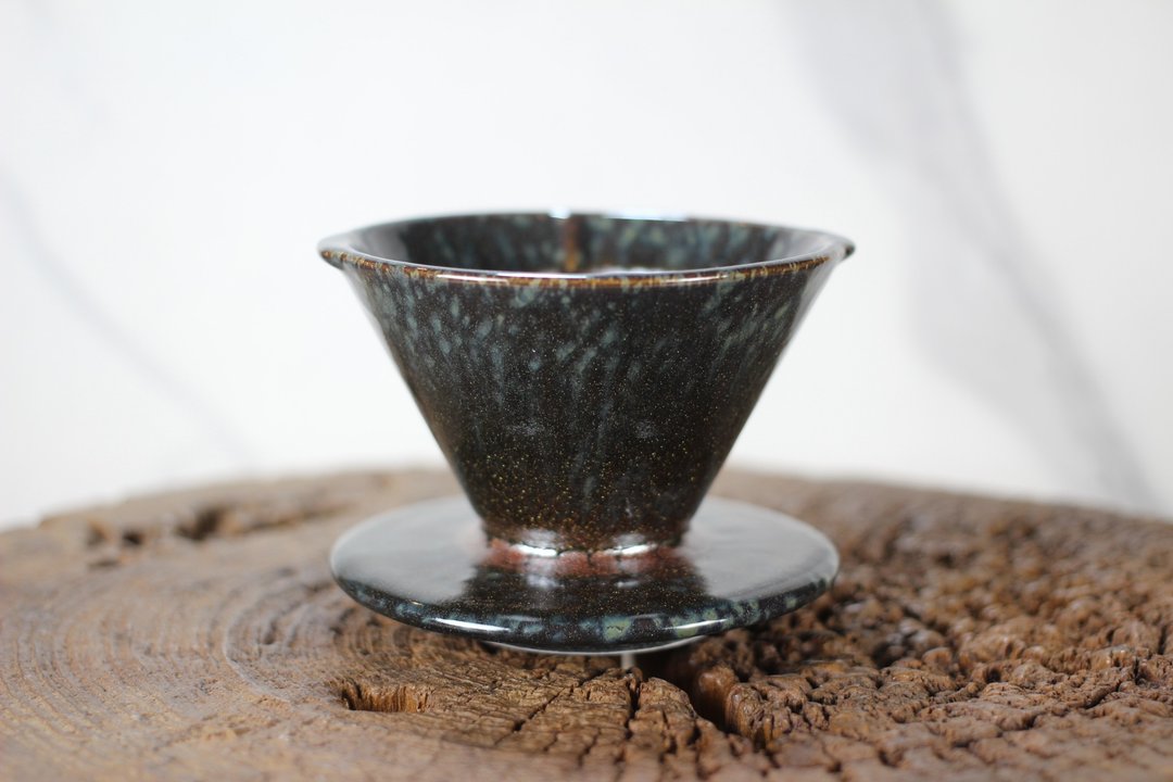 【沐春生活】洒金 天目釉 迷宫滤杯 手冲咖啡 单人用 00 号 - 咖啡壶/周边 - 瓷 