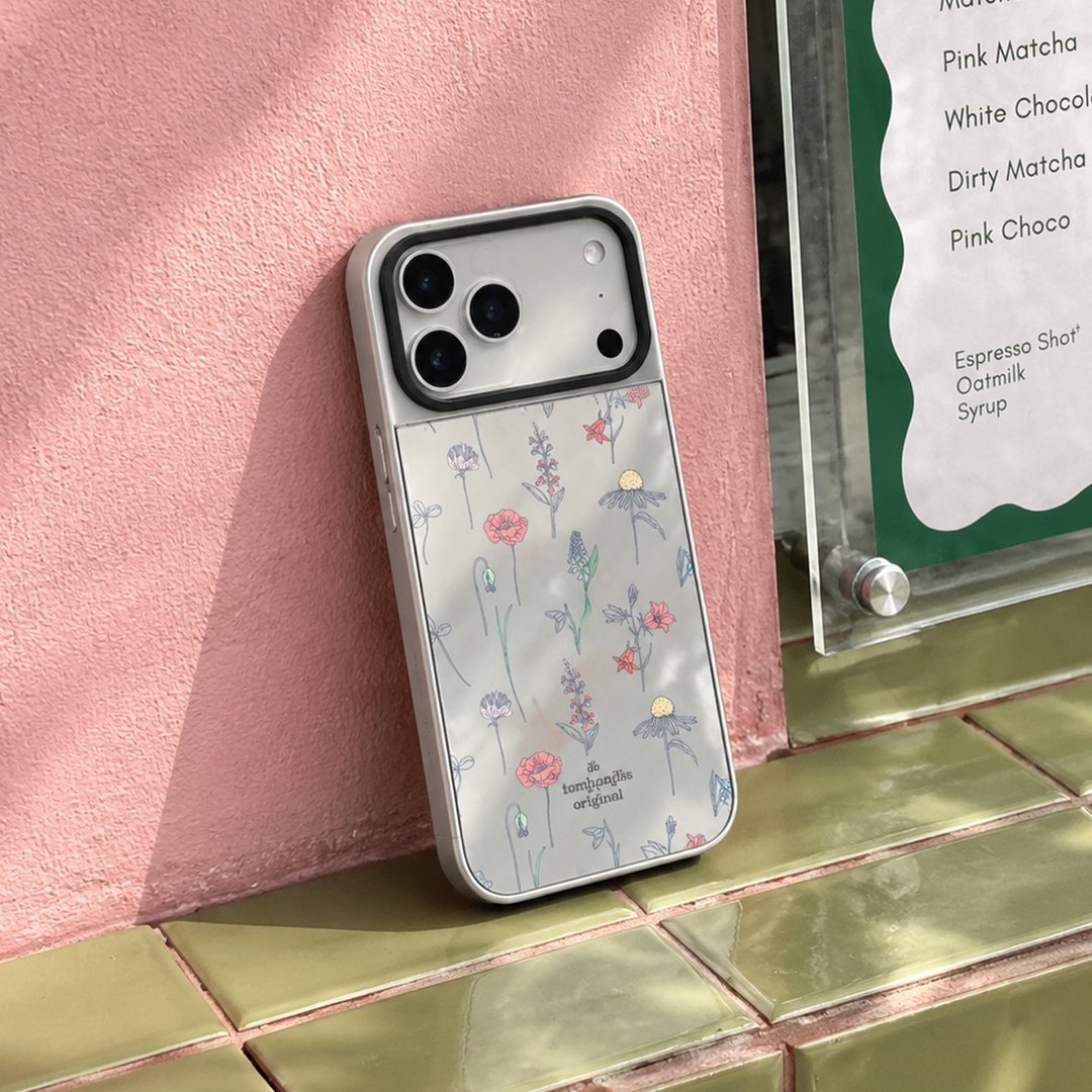 【FlowerBox VOL.34】银框镜面 MagSafe iPhone Case - 手机壳/手机套 - 其他材质 