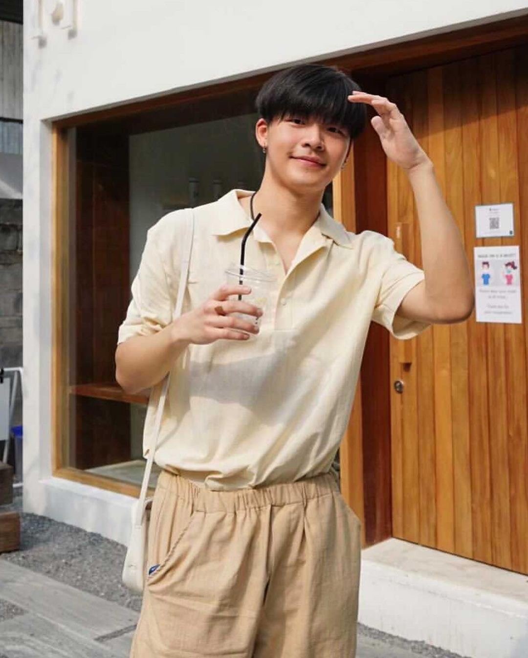 短袖衬衫 纯棉男款衬衫 - 男装衬衫 - 棉 