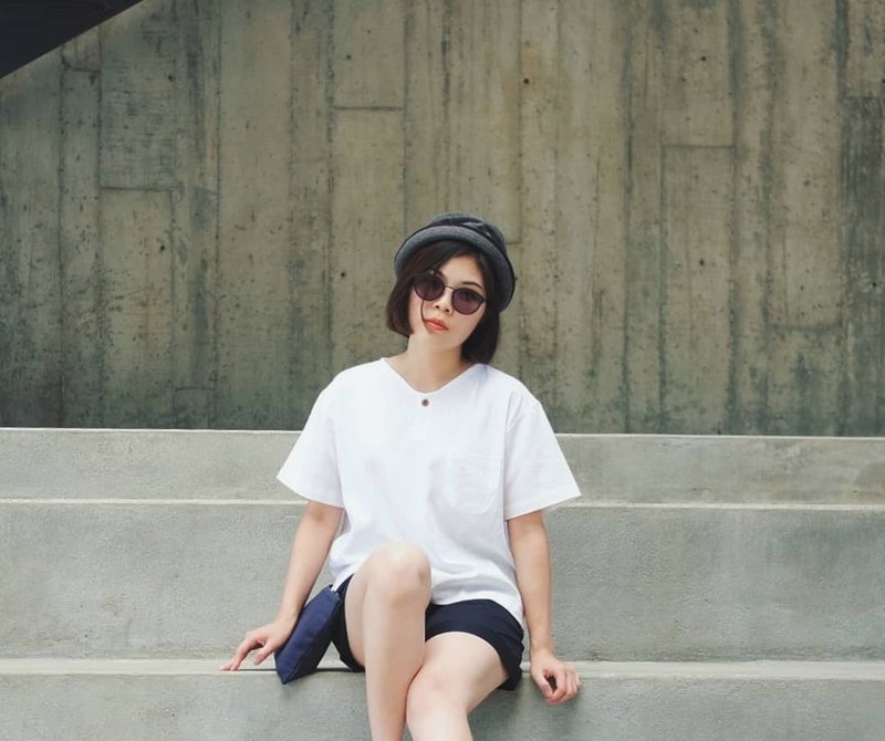 Michi Top : white - 女装上衣 - 棉．麻 白色