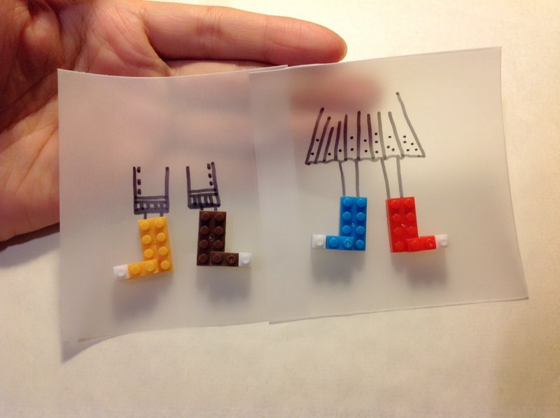 采雪鞋/积木 耳环 冬天 雪地 期待 靴子 鞋子 哗啦啦 风格 义卖 - 耳环/耳夹 - 不锈钢 多色