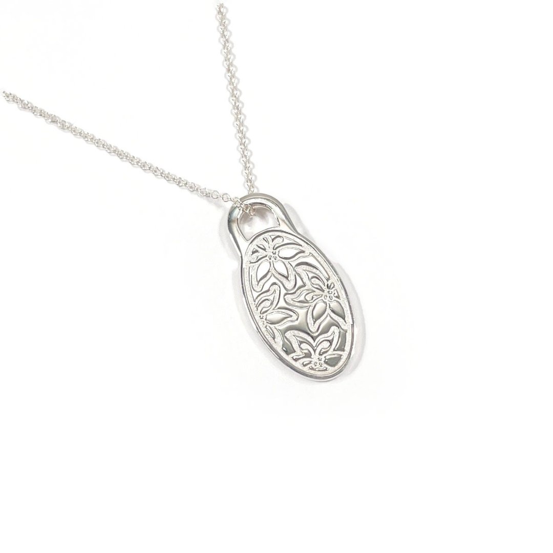 【日本直送 二手美品】蒂芙尼 TIFFANY&Co. 项链 GO WOMEN 2013 百合花 银 925 名古屋女子马拉松 饰品 - 项链 - 纯银 银色