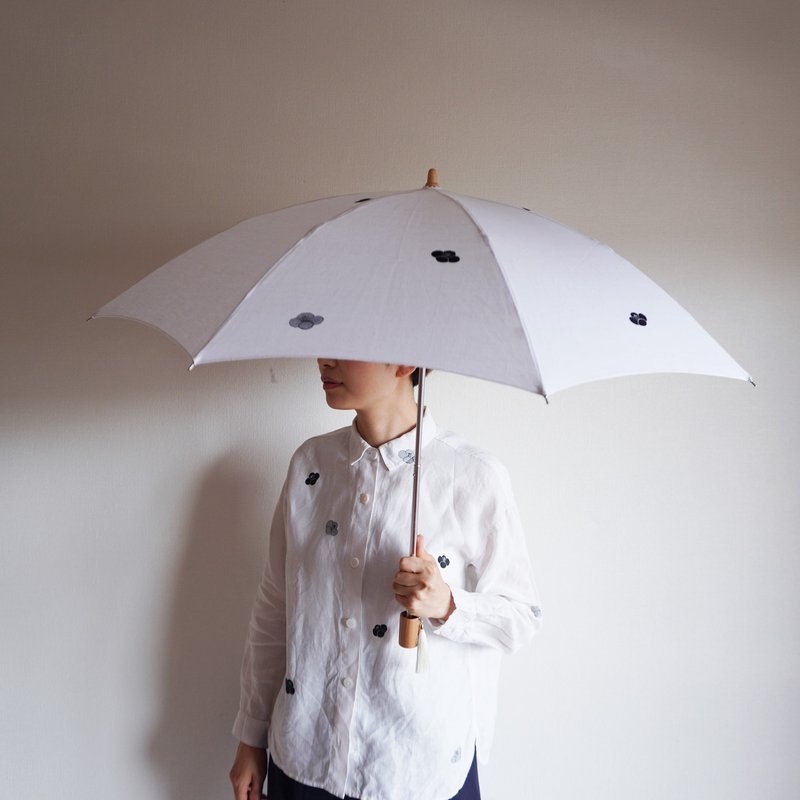 Parasol, white rose - 其他 - 棉．麻 白色