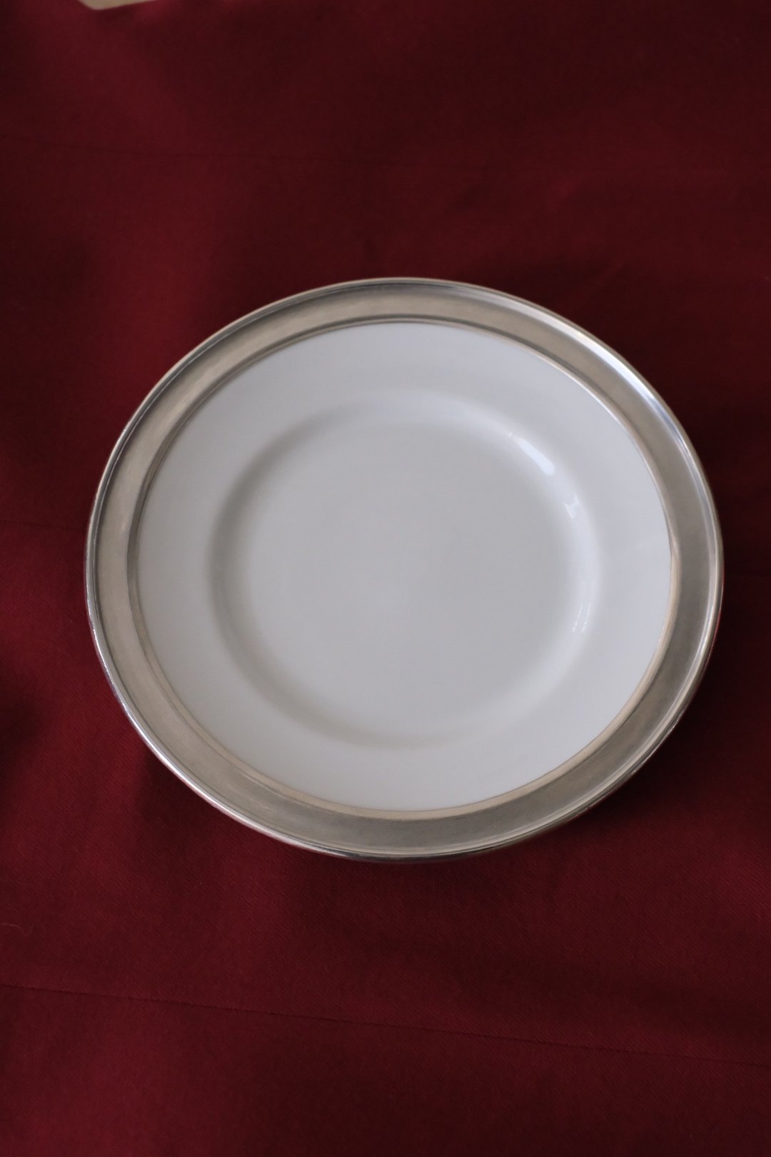 Royal Pewter锡器plate碟/银碟/复古餐具 - 盘子/餐盘/盘架 - 其他材质 银色