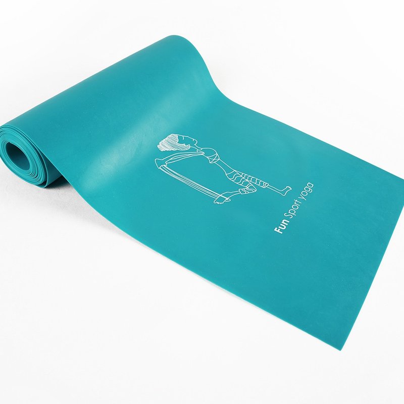 FunSport-彼拉提斯伸展弹力带-加长款180CM-中力道-2入 - 运动/健身用品 - 橡胶 绿色