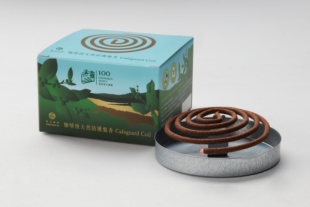 【长日咖啡】咖啡渣天然防护盘香 28 片装 - 香薰/精油/线香 - 其他材质 