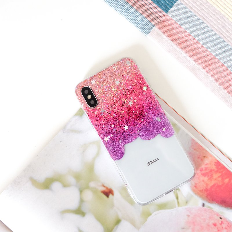 pinky | case, phone case, glitter case, iphone case, samsung case - 手机壳/手机套 - 防水材质 粉红色