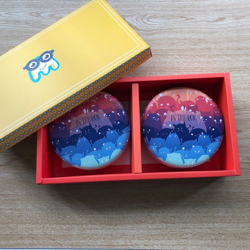 手工饼干礼盒-巧克力杏仁酥饼 - 手工饼干 - 新鲜食材 