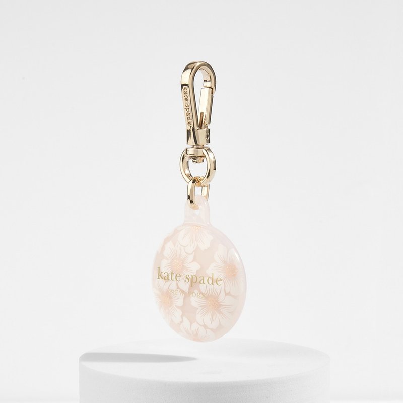【kate spade】AirTag 保护套 经典蜀葵 - 其他 - 塑料 白色