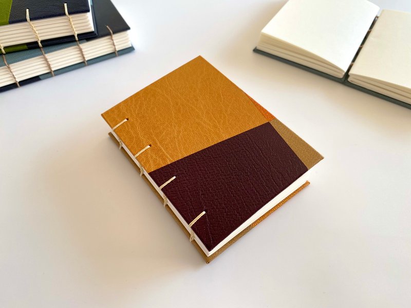 科普特装 A7 皮革笔记本 - 笔记本/手帐 - 真皮 橘色