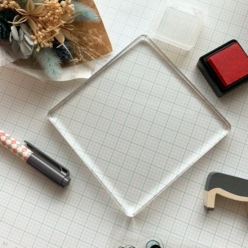 水晶印章-压克力板(大) - 印章/印台 - 压克力 