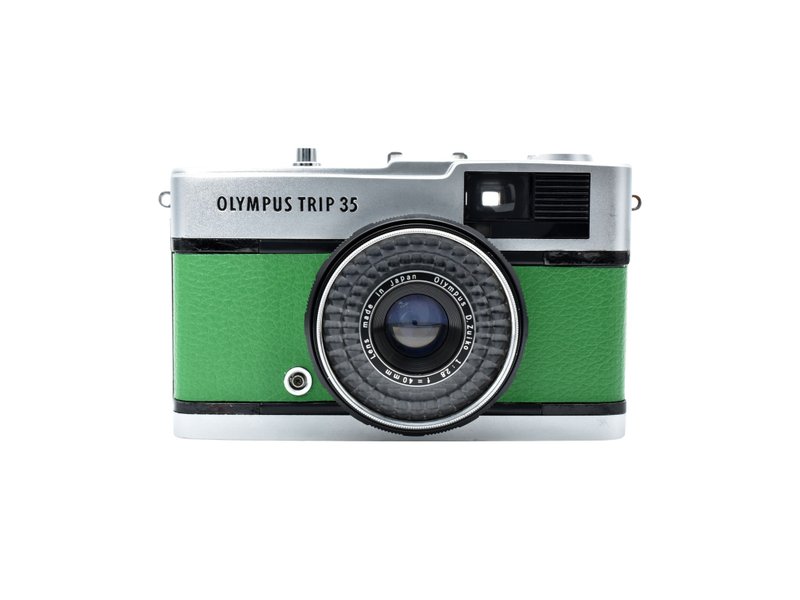 Olympus Trip 35 浅绿色 翻新整备 复古 35mm 胶片相机 日本制造 - 相机 - 其他金属 绿色