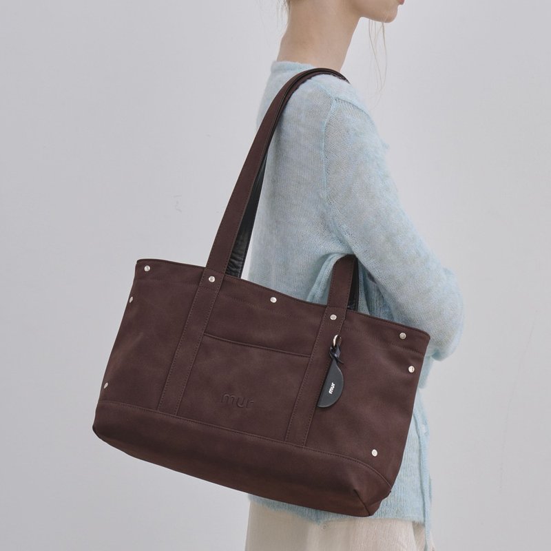 韓國製 MUR Reversible Polar totebag 手袋/單肩包/上肩/手提袋 - 侧背包/斜挎包 - 环保材料 