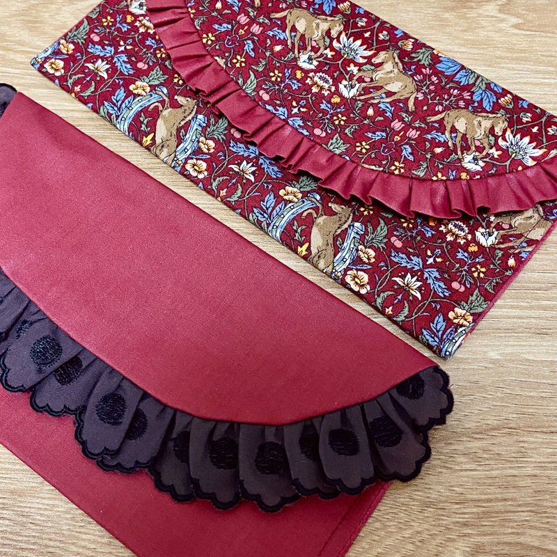 新年快乐 - 花边布信封包 - 其他 - 棉．麻 多色