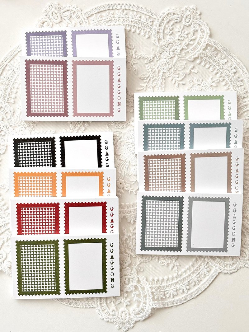 印章框便条纸 - 便条纸/标签贴 - 纸 