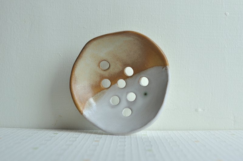 Heyu Soap ・手捏陶皂盘・陶土制・自然沥水・手工生活器皿 - 卫浴用品 - 陶 