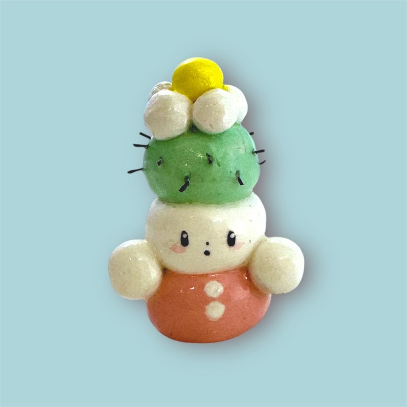 Pamukko 仙人掌 仙人掌酱 - 玩偶/公仔 - 粘土 白色