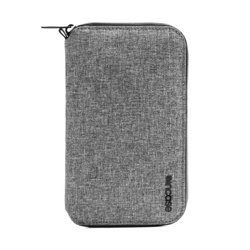 【INCASE】EO Travel Passport Zip Wallet 防盗旅行护照夹(麻灰) - 皮夹/钱包 - 其他材质 灰色