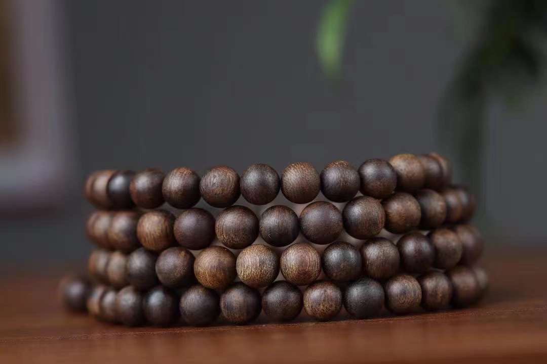 香韵 精品。芽庄。白奇楠。生命灵数2 - 手链/手环 - 宝石 