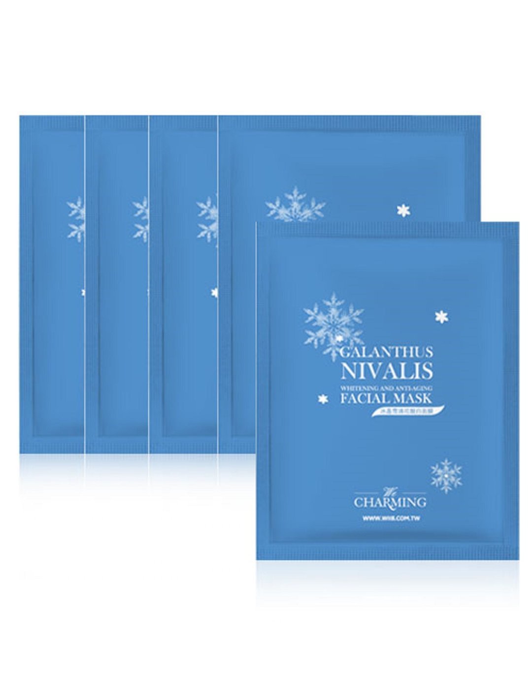We Charming 唯睛品 冰晶雪滴花靓白面膜(5入)_效期2025.10.19 - 面膜/冻膜 - 其他材质 