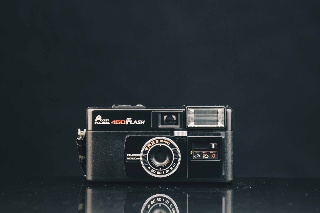 FUJICA POCKET 450 FLASH #736 #110底片相机 - 相机 - 其他金属 黑色
