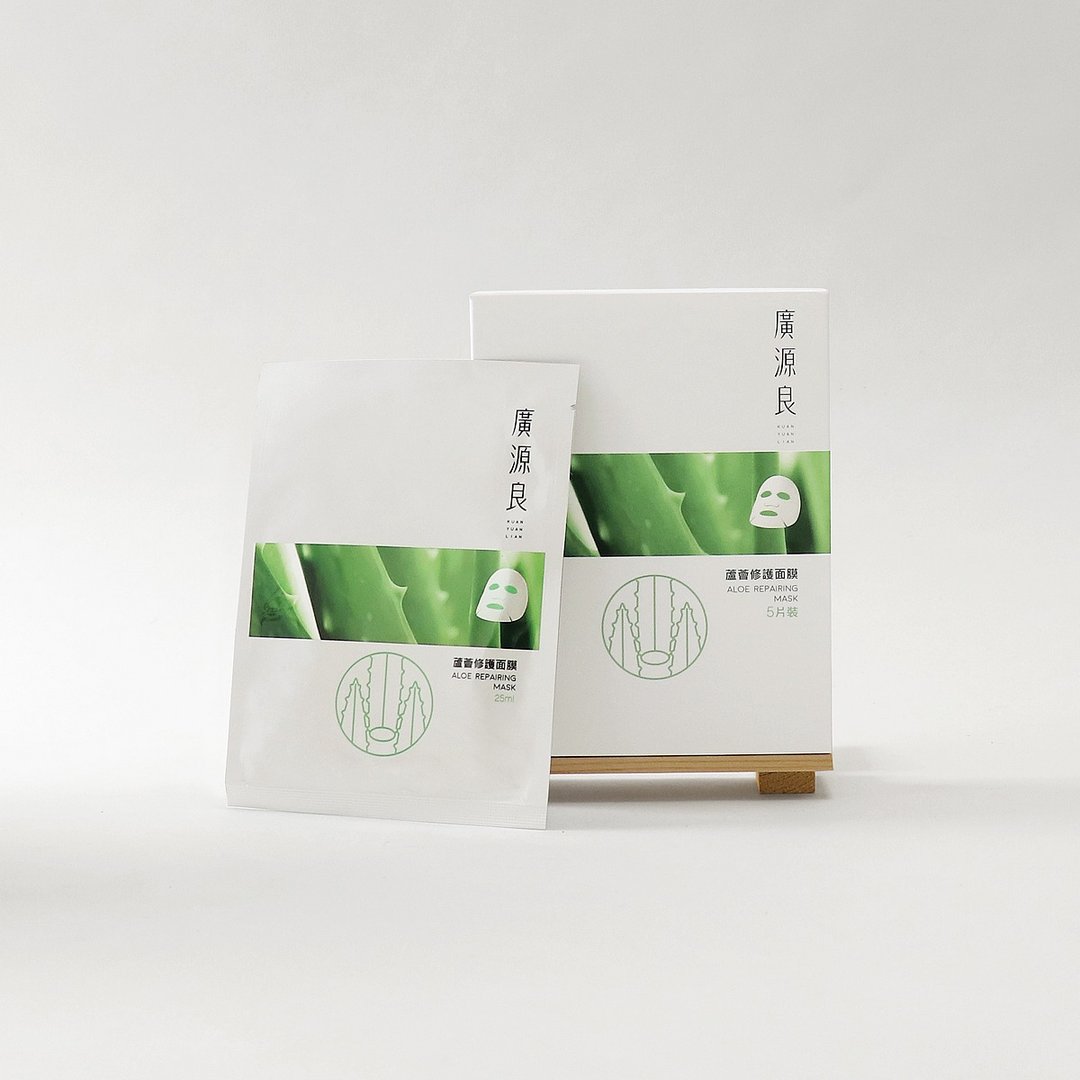 【广源良】芦荟修护面膜五入 - 面膜/冻膜 - 其他材质 绿色