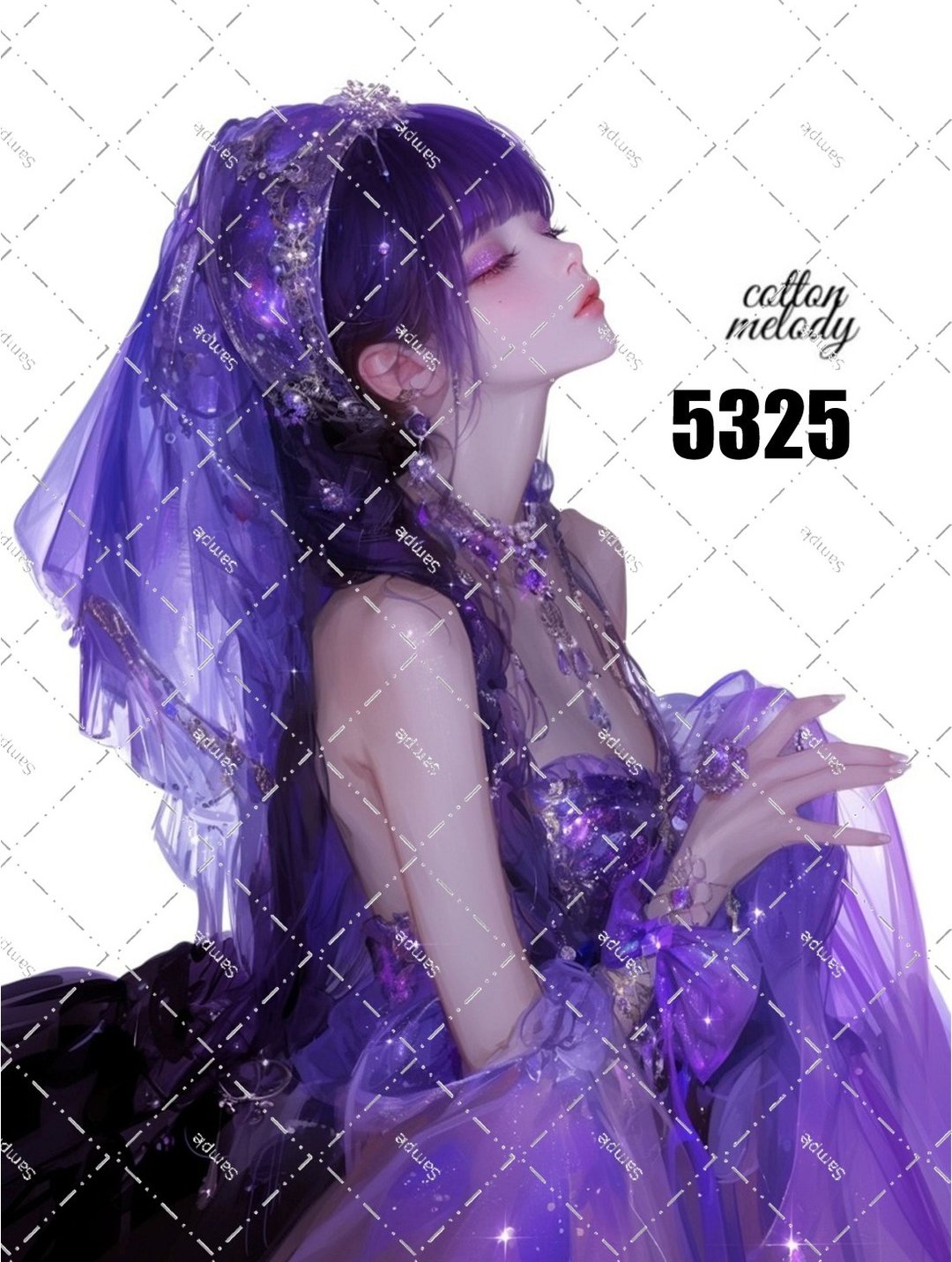 original sticker no.5325 人物贴纸 原创贴纸 原创人物贴纸 装饰贴纸 cotton melody - 贴纸 - 纸 