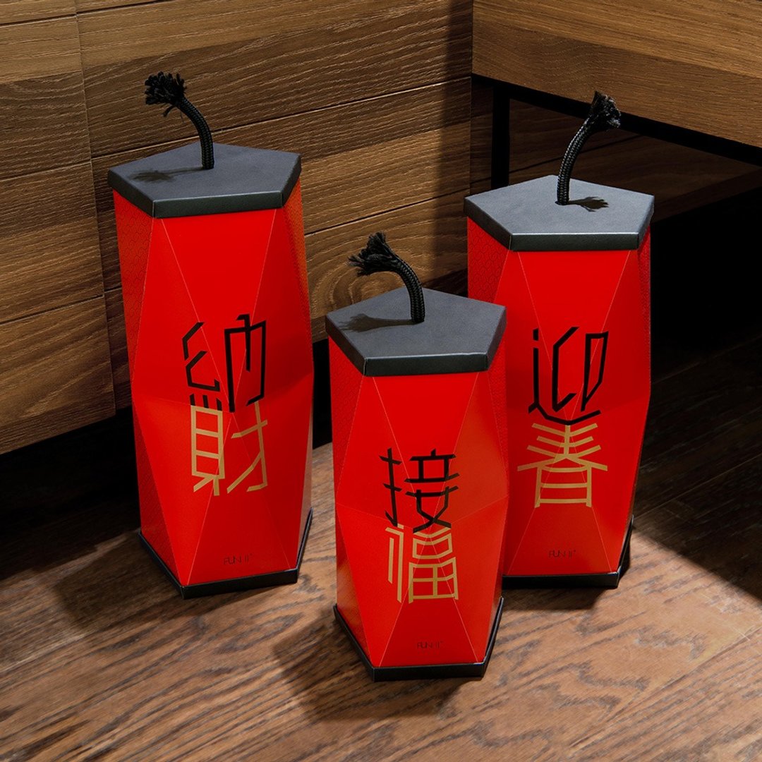 聚气纳财炮饰 (1入/组)  FUN ll - 摆饰 - 纸 红色
