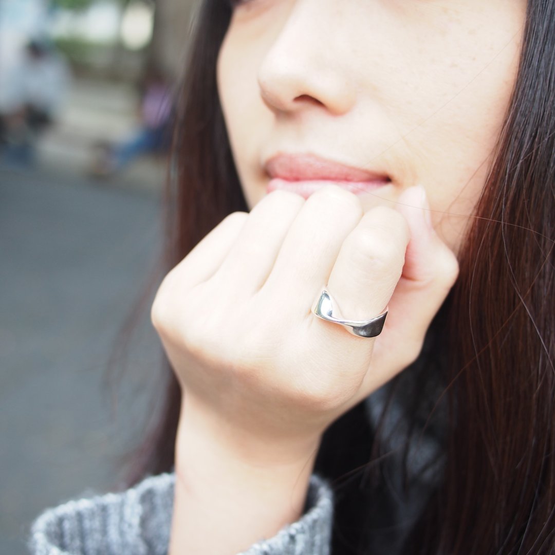 莫比乌斯-永恒 纯银对戒 女款 - 对戒 - 纯银 银色