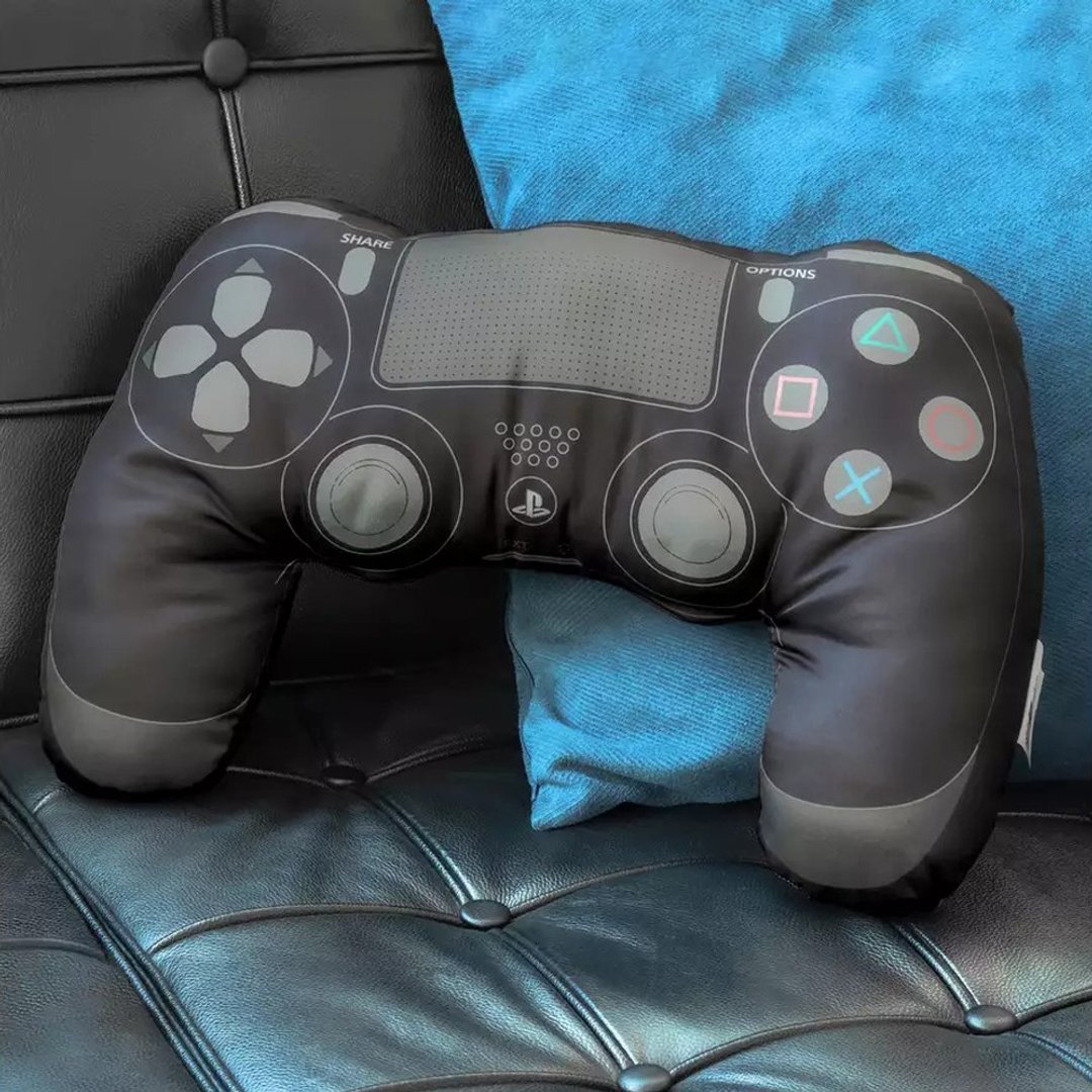 PlayStation PS4 SONY索尼 PS4 DUALSHOC 4 游戏手把造型抱枕 -黑 - 枕头/抱枕 - 棉 
