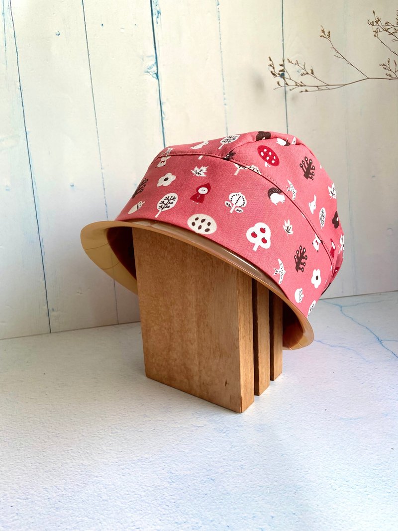 小红帽单面头巾帽 手术帽 化疗帽 料理帽 月子帽 松紧带款 无绑带 - 帽子 - 棉．麻 