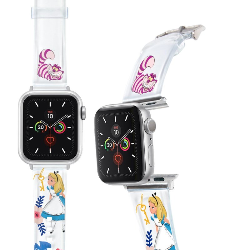 迪士尼 Disney-Apple Watch表带-PVC系列-大头爱丽丝 Alice - 表带 - 塑料 白色