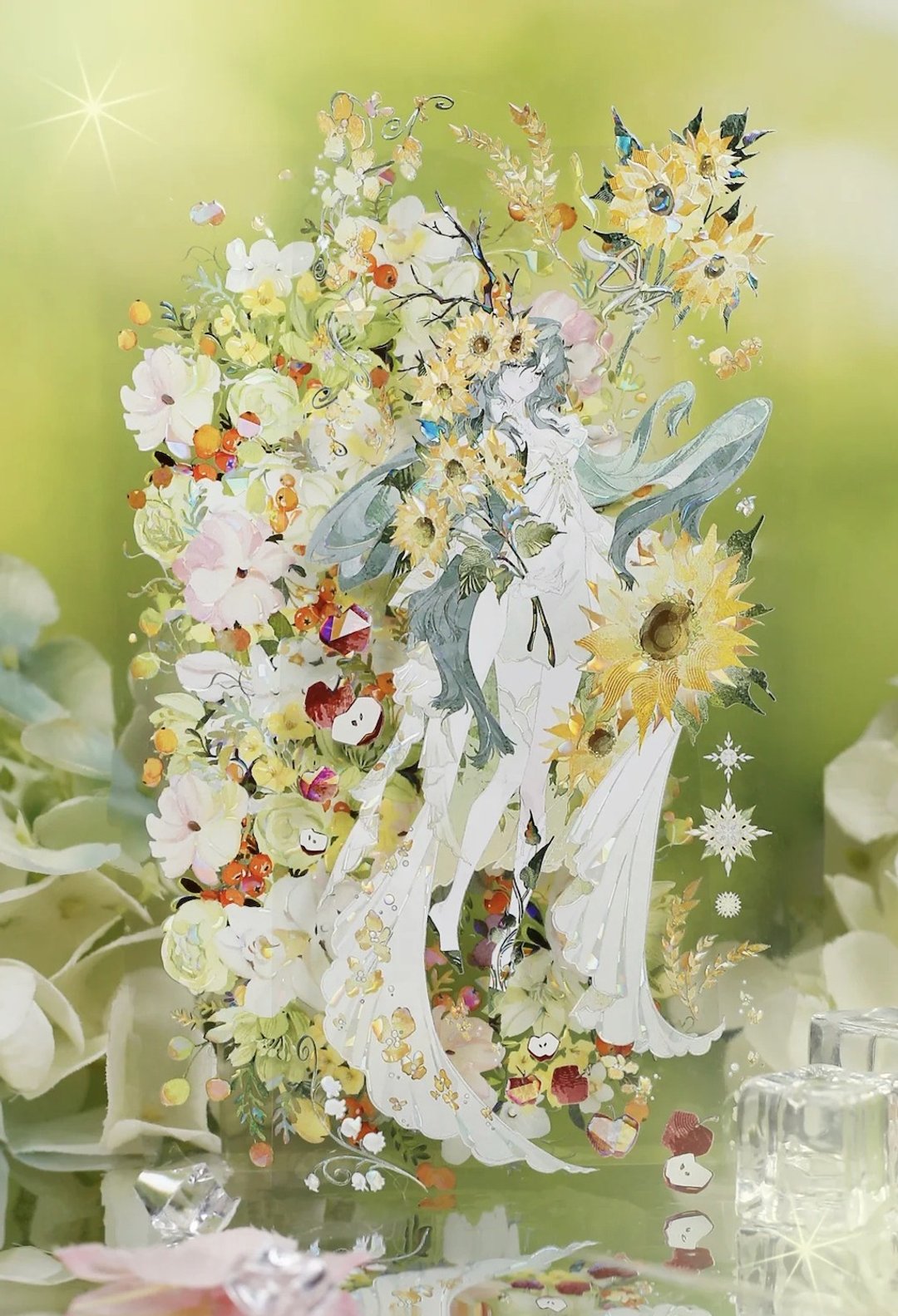 花屿环梦 花環にめぐる夢の花 四季 PET 紙膠帶 貝殼光 - 纸胶带 - 其他材质 多色