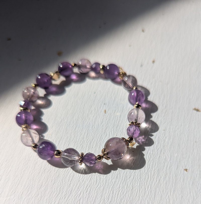 天然紫水晶设计手链 - 手链/手环 - 水晶 紫色